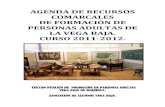 Agenda de recursos comarcales de formación de personas adultas de la Vega Baja. Curso 2011-2012.