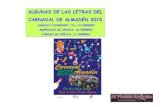 Letras Carnaval Almadén 2015 ampliadas