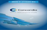 Anuario Actividades Concordia 2014