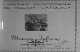 1958 Memoria de Caritas Diocesana de Accion Catolica. Curso 1957-58