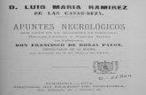 1874 Apuntes necrologicos de Ramirez de las Casas-Deza