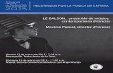 LE BALCON, ensamble de música contemporánea (Francia)