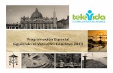 Presentacion Programacion Especial Conclave 2013