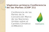 Vigésima Primera Conferencia de Las Partes (COP