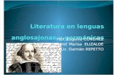 Literatura en Lenguas Anglosajonas y Germánicas 2015