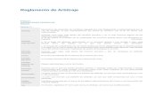 Reglamento de Arbitraje de Camara Comercio Lima