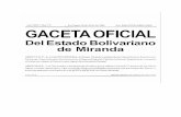 Constitución Del Estado Bolivariano de Miranda