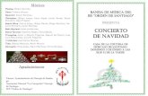 Programa Concierto Navidad Banda de música IES "Orden de Santiago"