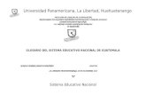 Glosario Del Sistema Educativo Nacional de Guatemala