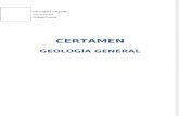 Certamen Geologia General