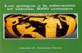 Navarrete Antonio - Los Griegos Y La Educacion en Valores 1000 Consejos