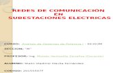 Redes de comunicación en subestaciones