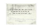Democracia Cristiana o Masonica - Jordan Bruno Genta