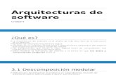 (SCD-1011) UNIDAD 3 - Arquitecturas de Software