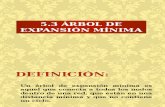 5.3 arbol de expansion minima