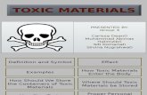 Toxic Material Ppt