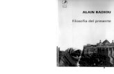 Alain Badiou- Filosofía Del Presente (1)