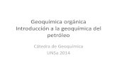 Geoquímica orgánica 2014