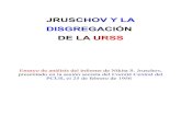 JRUSCHOV Y LA DISGREGACIÓN DE LA URSS