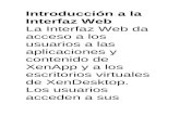 Introducción a La Interfaz Web