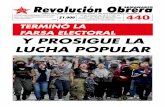 Semanario Revolución Obrera Ed. No. 440