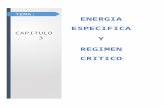 Energia Específica y Regimen Crítico Informe