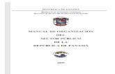 Manual de Organizacion Del Sector Publico de Panama 2009 Publ Junio 2010 Seg