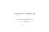 Presiones Anormales