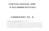 Unidad 1 Geologia de Yacimientos