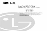 Manual Lavadora LG Fuzzy Logic Modelo T8502TEFT1
