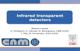 Haga clic para modificar el estilo de texto del patrón Infrared transparent detectors Manuel Lozano G. Pellegrini, E. Cabruja, D. Bassignana, CNM (CSIC)