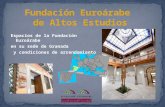 Espacios de la Fundación Euroárabe en su sede de Granada y condiciones de arrendamiento.