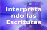 Interpretando las Escrituras Lecciones 19-20. Interpretando Tipos I. ¿Por qué es importante tener guías hermenéuticas para la interpretación y aplicación.