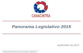 Panorama Legislativo 2015 Vicepresidencia Nacional de Enlace Legislativo septiembre de 2015.