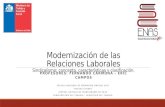 Modernización de las Relaciones Laborales Sindicalismo: concepto, características y clasificación. ESCUELA NACIONAL DE FORMACIÓN SINDICAL 2015 “NUEVOS.