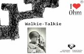 Walkie-Talkie. 2 Índice 1.Introducción 2.Descripción general 3.Descripción detallada 4.Componentes y planos del circuito 5.Presupuesto 6.Problemas y Soluciones.