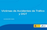 Víctimas de Accidentes de Tráfico y DGT noviembre 2015, Madrid.