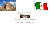 Capital-ciudad de México By Ameer DeSilva. El Ciudad de México Población- 8.5 millón Moneda- peso mejicano.