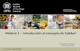 Módulo 1 – Introducción al concepto de Calidad Tecnologías de gestión INTI Mar del Plata.