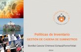 Bonilla/ Cancio/ Chirinos/ Echazú/Ferrer/Vidal 2014 Políticas de Inventario GESTIÓN DE CADENA DE SUMINISTROS.