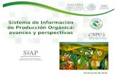 Hacia un sistema de información de producción orgánica: Avances y retos para su conformación Sistema de Información de Producción Orgánica: avances y perspectivas.