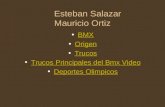 Esteban Salazar Mauricio Ortiz BMX Origen Trucos Trucos Principales del Bmx Video Deportes Olimpicos.