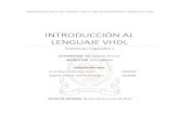 Introduccion al Lenguaje VHDL