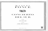 Concierto Del Sur - Score -Guitar