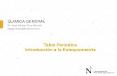 Clase 2 Tabla Periodica - Introduccion a Ala Estequiometrìa