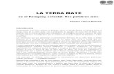LA YERBA MATE EN EL PARAGUAY COLONIAL - DOS PALABRAS MAS - GUSTAVO LATERZA - PORTALGUARANI