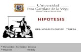 HIPOTESIS TESIS