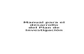 Version Final Manual Para El Desarrollo Del Plan de Investigacion 2013