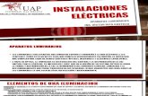 Instalaciones-Eléctricas, aparatos luminarios