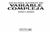 Análisis básico de variable compleja